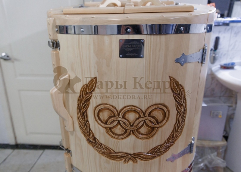 Кедровая бочка (фитобочка) «Олимпийский чемпион»